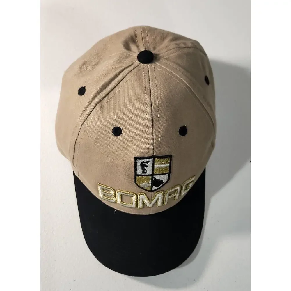 Vtg Bomag Hat Adjustable Strapback Cap